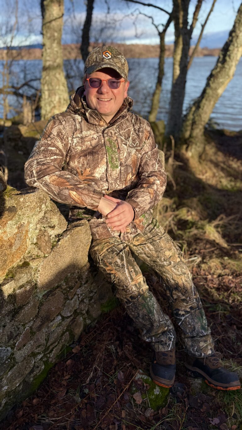 Nigel at Loch Kinord