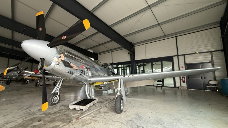 Restored P51 Mustang Airplane