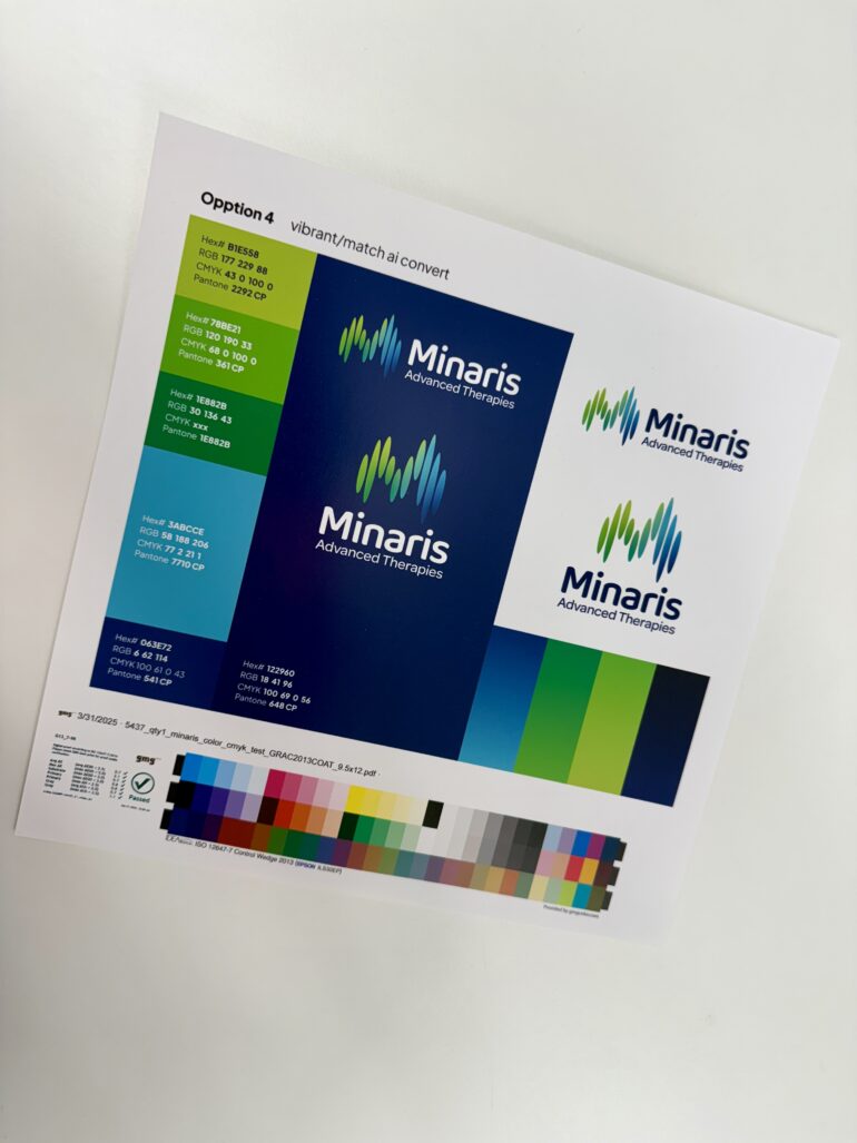 Minaris Color Proof