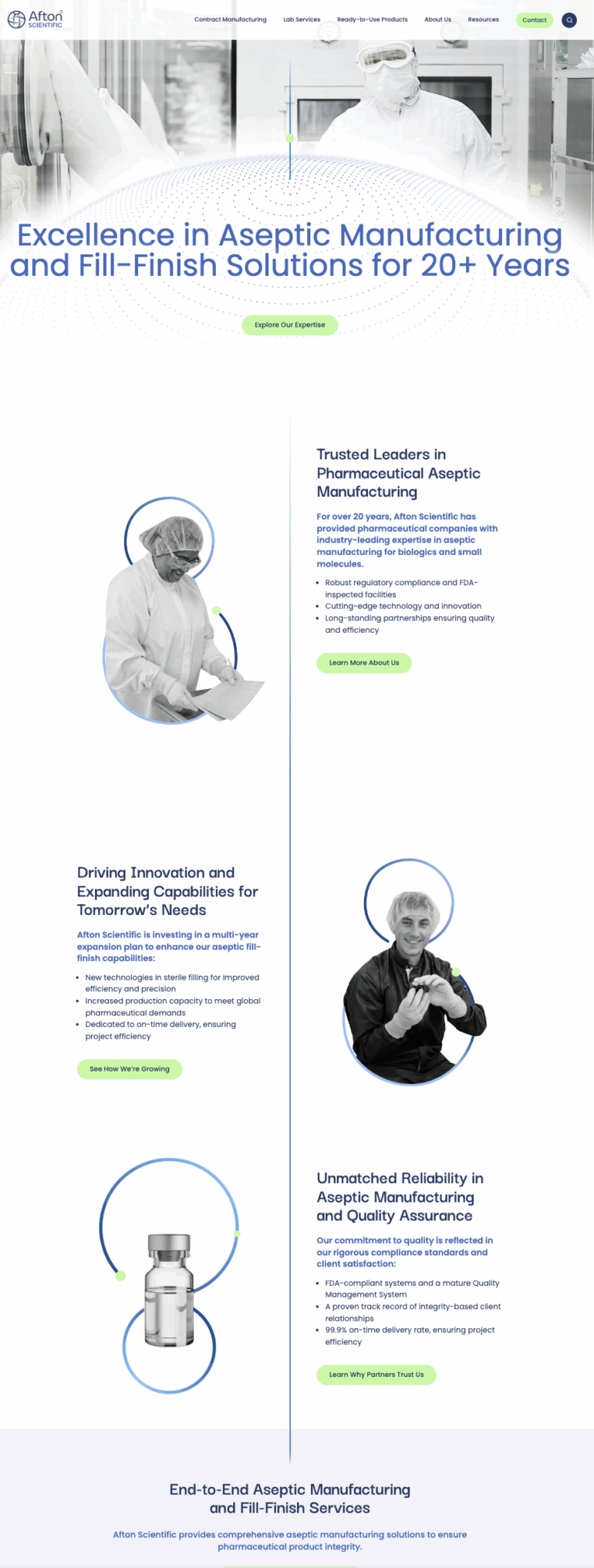 Afton Scientific Website