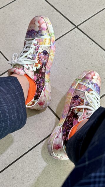 Nigel's Flower Shoes