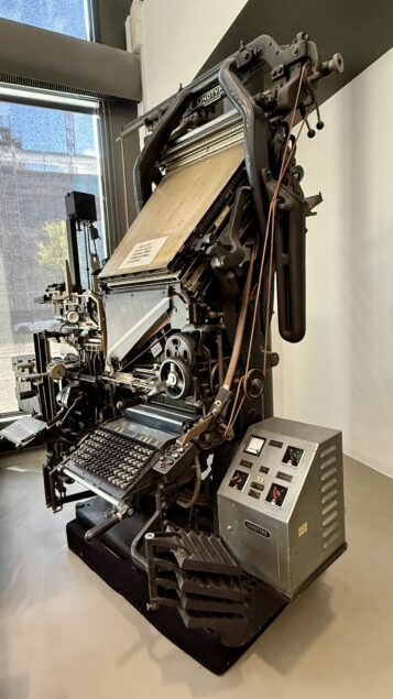 Linotype Printing Press
