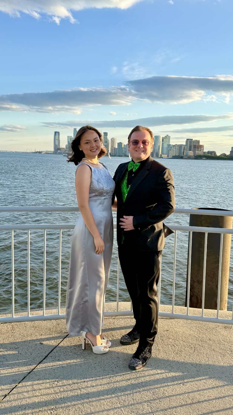 Nigel and Misaki Walker at Chelsea Piers
