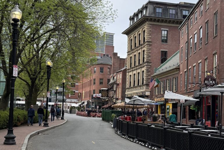 Restaurants Along Boston's Union Street