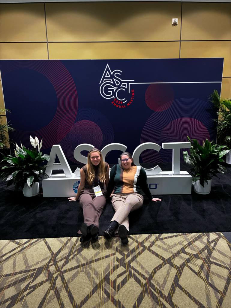 Kate and April at ASGCT