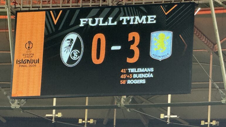 Aston Villa Wins the Europa Cup