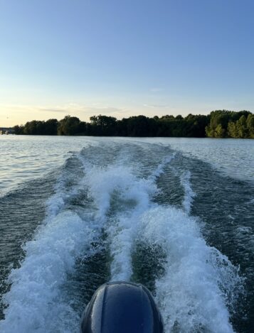 A Boat on Tellico Lake