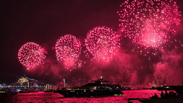Fireworks Over the East River