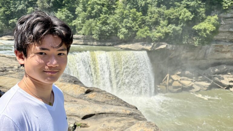 Luke at Cumberland Falls