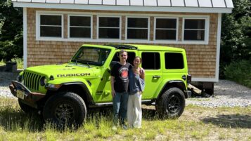 Lucas and Kiala in New Hampshire