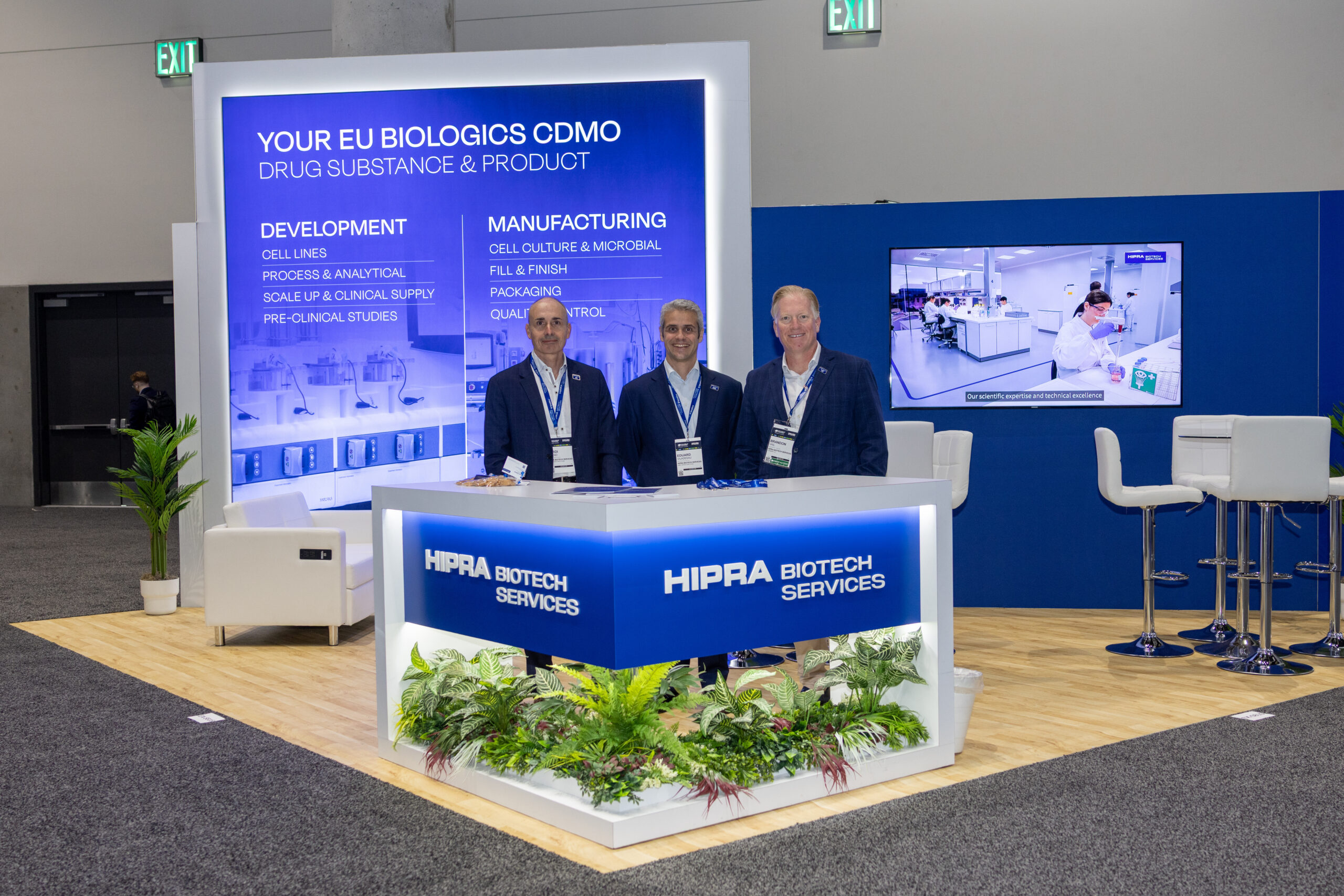 HIPRA Biotech Services Booth