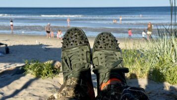 Watching the World Cup on the Beach