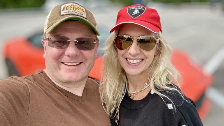 Nigel and Mary Lee in New Hampshire