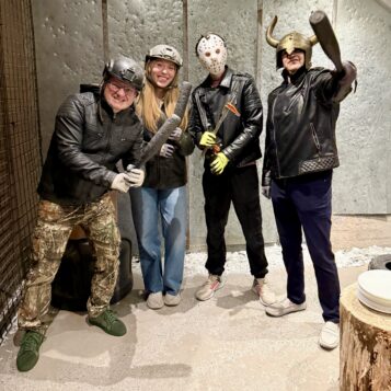 TN Sales Team at a Rage Room in NYC