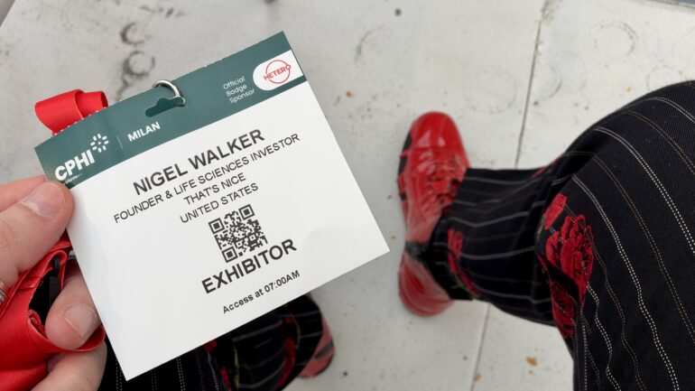Nigel's CPHI 2026 Badge