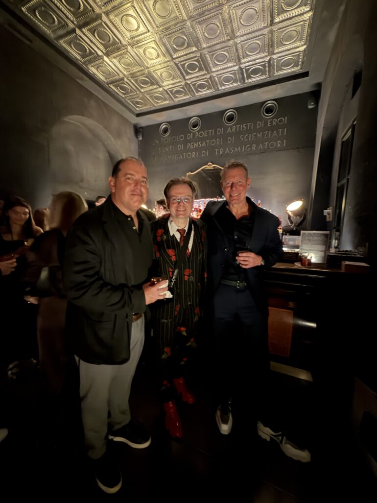 Nigel, Adam Covitt, and Russell Harris at CPHI